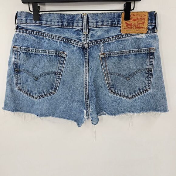 Levis 34 shorts cutoff vacation summer - Picture 2 of 4